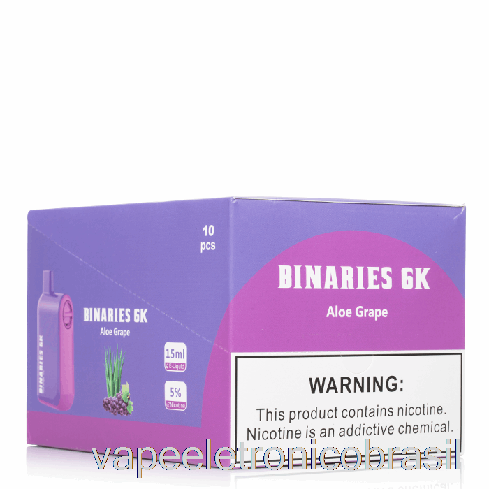 Vape Recarregável [pacote De 10] Binários Horizonte 6k 6000 Descartáveis